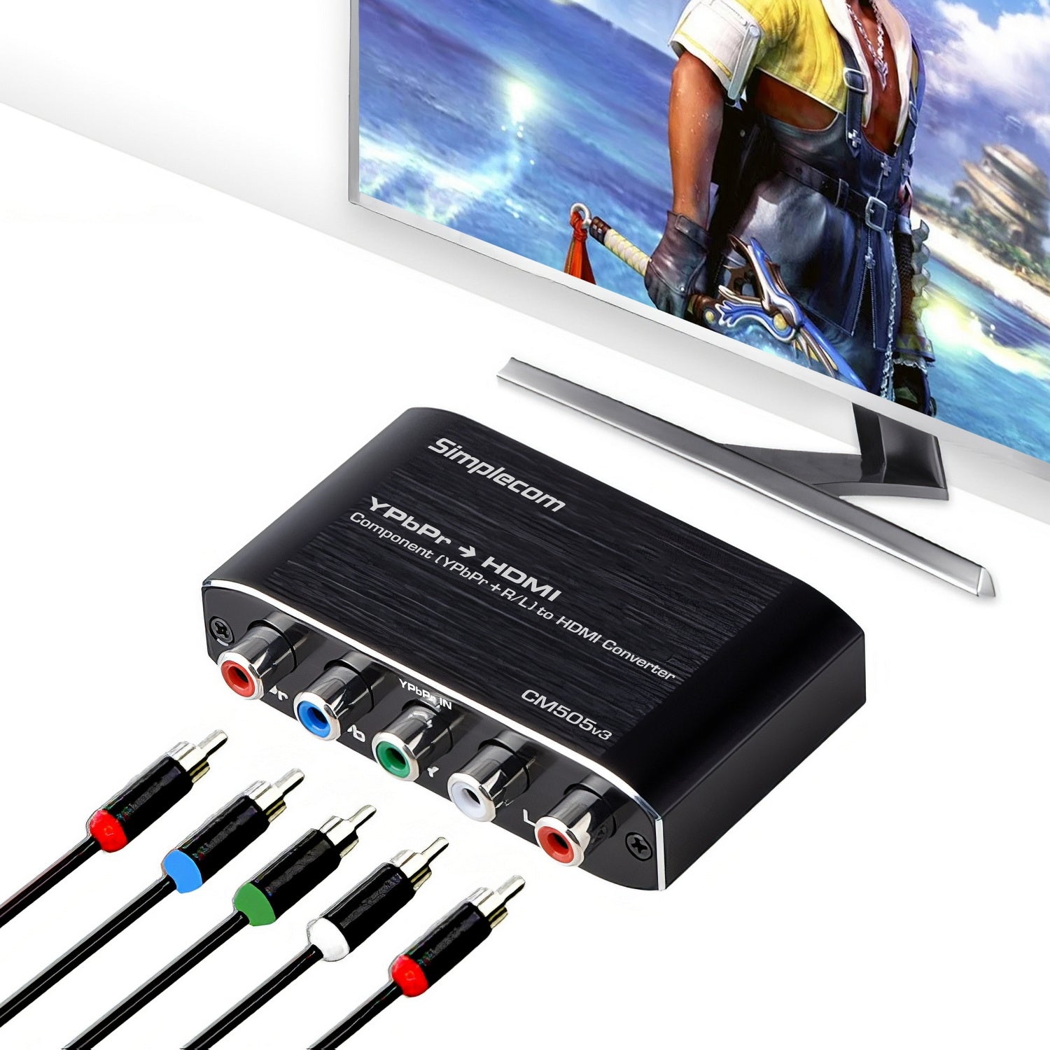 Simplecom CM505v3 Component (YPbPr + Stereo R/L) to HDMI Converter Full HD 1080p - SuperSaverAU - view 4