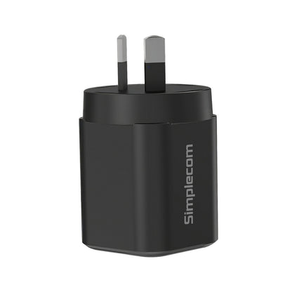 Simplecom CU235 Dual Port PD 35W Fast Wall Charger USB-C + USB-A for Phone Tablet