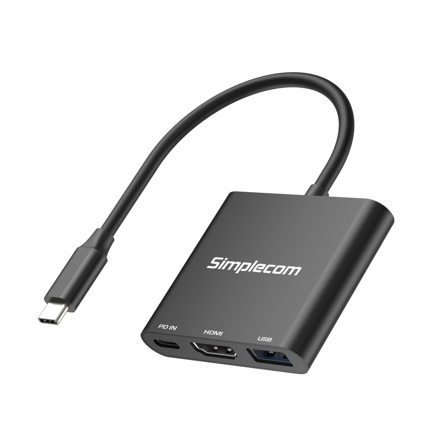 Simplecom DA320 USB-C 3-In-1 Adapter USB 3.2 Gen 1 5Gbps PD HDMI 2.0 4K@60Hz - SuperSaverAU - view 2