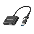 Simplecom DA326C USB 3.0 and USB-C to HDMI + VGA Video Card Adapter Full HD 1080p - SuperSaverAU - view 2