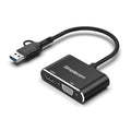 Simplecom DA326C USB 3.0 and USB-C to HDMI + VGA Video Card Adapter Full HD 1080p - SuperSaverAU - view 3