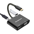 Simplecom DA440 4-in-1 USB-C Multiport Adapter with Power Delivery USB 3.0 VGA HDMI - SuperSaverAU - view 1