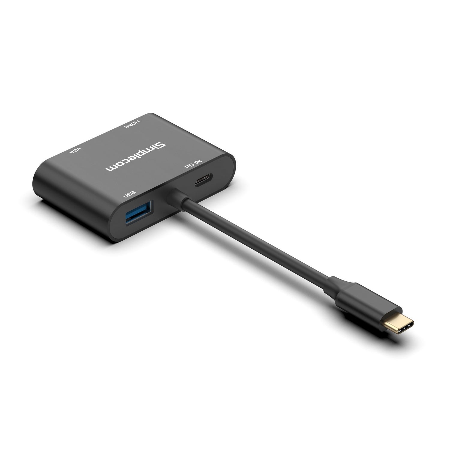 Simplecom DA440 4-in-1 USB-C Multiport Adapter with Power Delivery USB 3.0 VGA HDMI - SuperSaverAU - view 3
