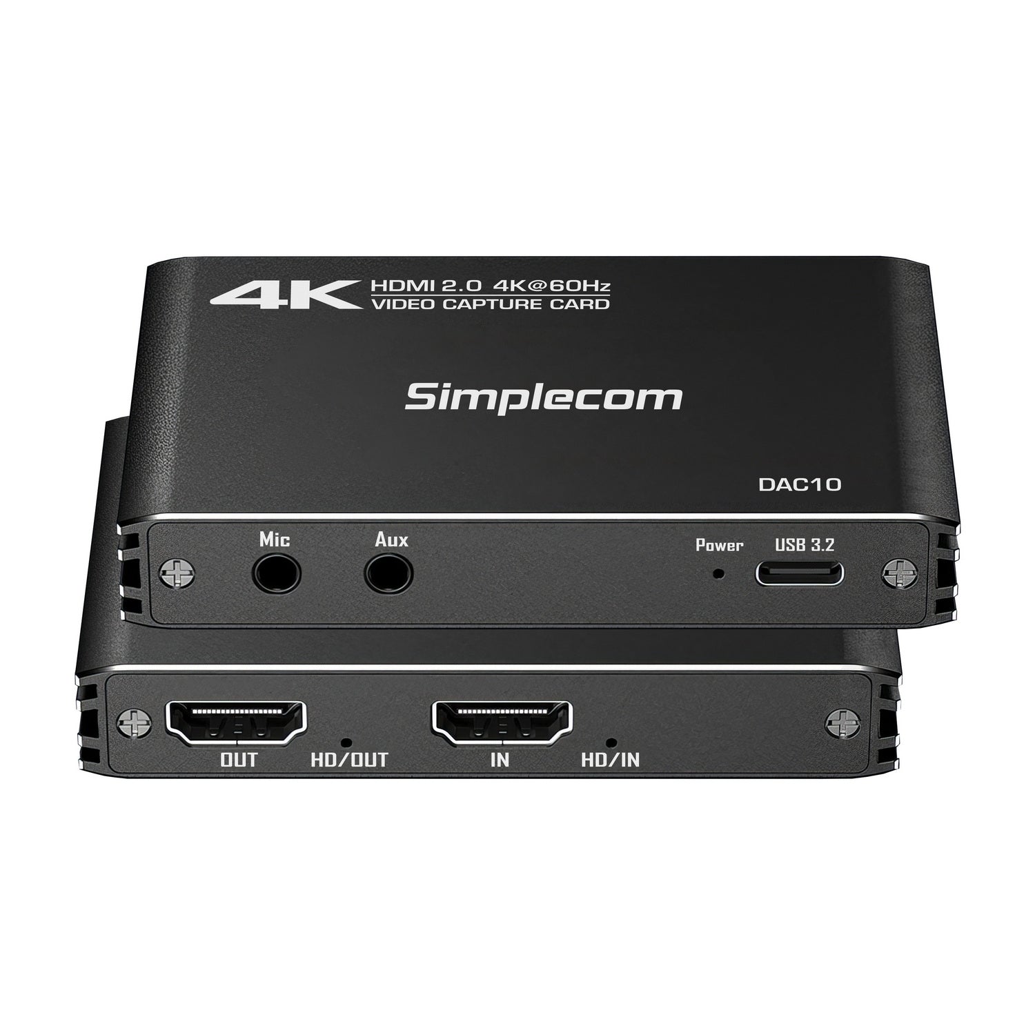 Simplecom HDMI 2.0 to USB 4K@60Hz Video Capture Card, Stream & Record 4K 60FPS - SuperSaverAU - view 1