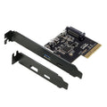 Simplecom EC312v2 PCIe x4 to 2-Port USB 3.2 Gen II 10Gbps USB-C and USB-A Expansion Card - SuperSaverAU - view 1