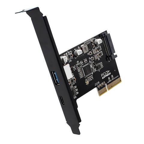 Simplecom EC312v2 PCIe x4 to 2-Port USB 3.2 Gen II 10Gbps USB-C and USB-A Expansion Card - SuperSaverAU - view 2