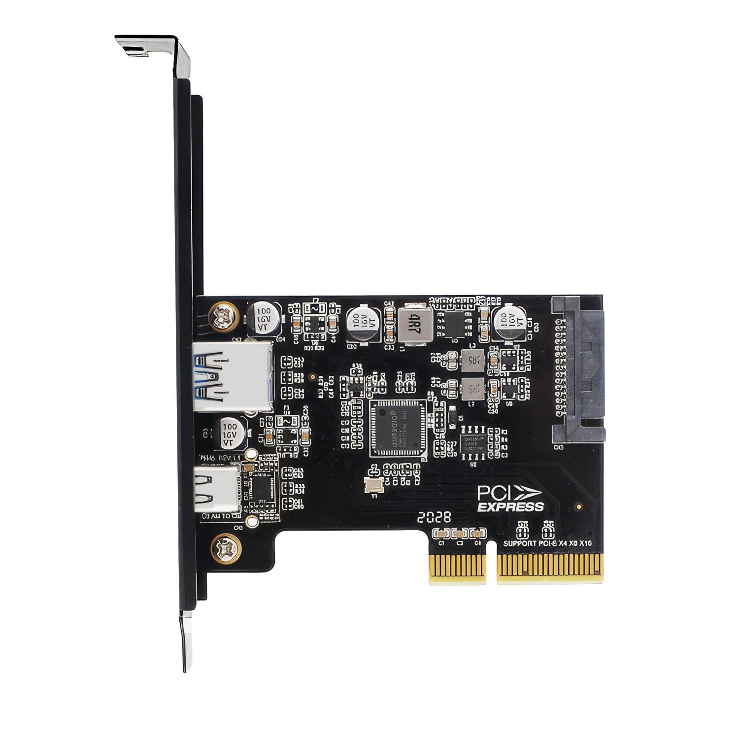 Simplecom EC312v2 PCIe x4 to 2-Port USB 3.2 Gen II 10Gbps USB-C and USB-A Expansion Card - SuperSaverAU - view 3