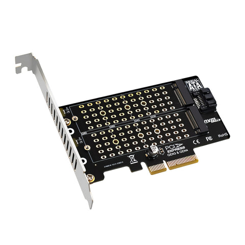 Simplecom EC412v2 NVMe and SATA M.2 SSD to PCIe x4 Expansion Card - SuperSaverAU - view 1