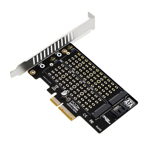 Simplecom EC412v2 NVMe and SATA M.2 SSD to PCIe x4 Expansion Card - SuperSaverAU - view 2