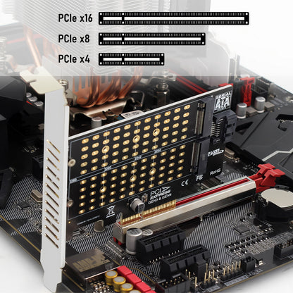 Simplecom EC412v2 NVMe and SATA M.2 SSD to PCIe x4 Expansion Card