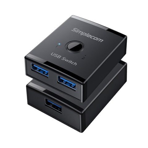 Simplecom KM125 Bi-Directional 2-Way USB 3.0 Switch 1 In 2 Out (2 In 1 Out) 5Gbps - SuperSaverAU - view 1