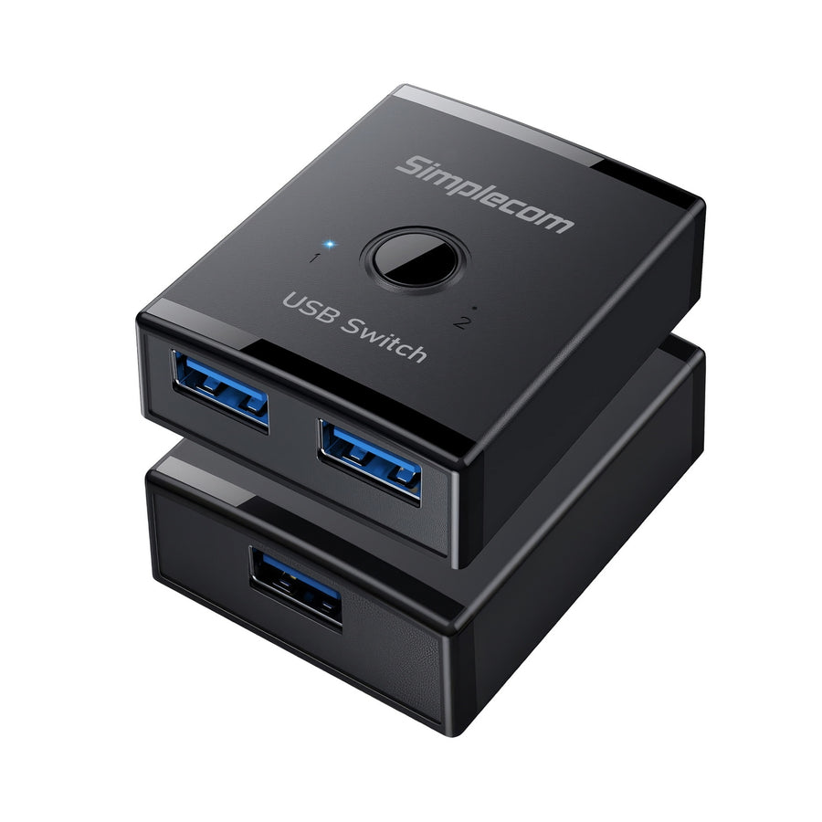 Simplecom KM125 Bi-Directional 2-Way USB 3.0 Switch 1 In 2 Out (2 In 1 Out) 5Gbps - SuperSaverAU - view 1