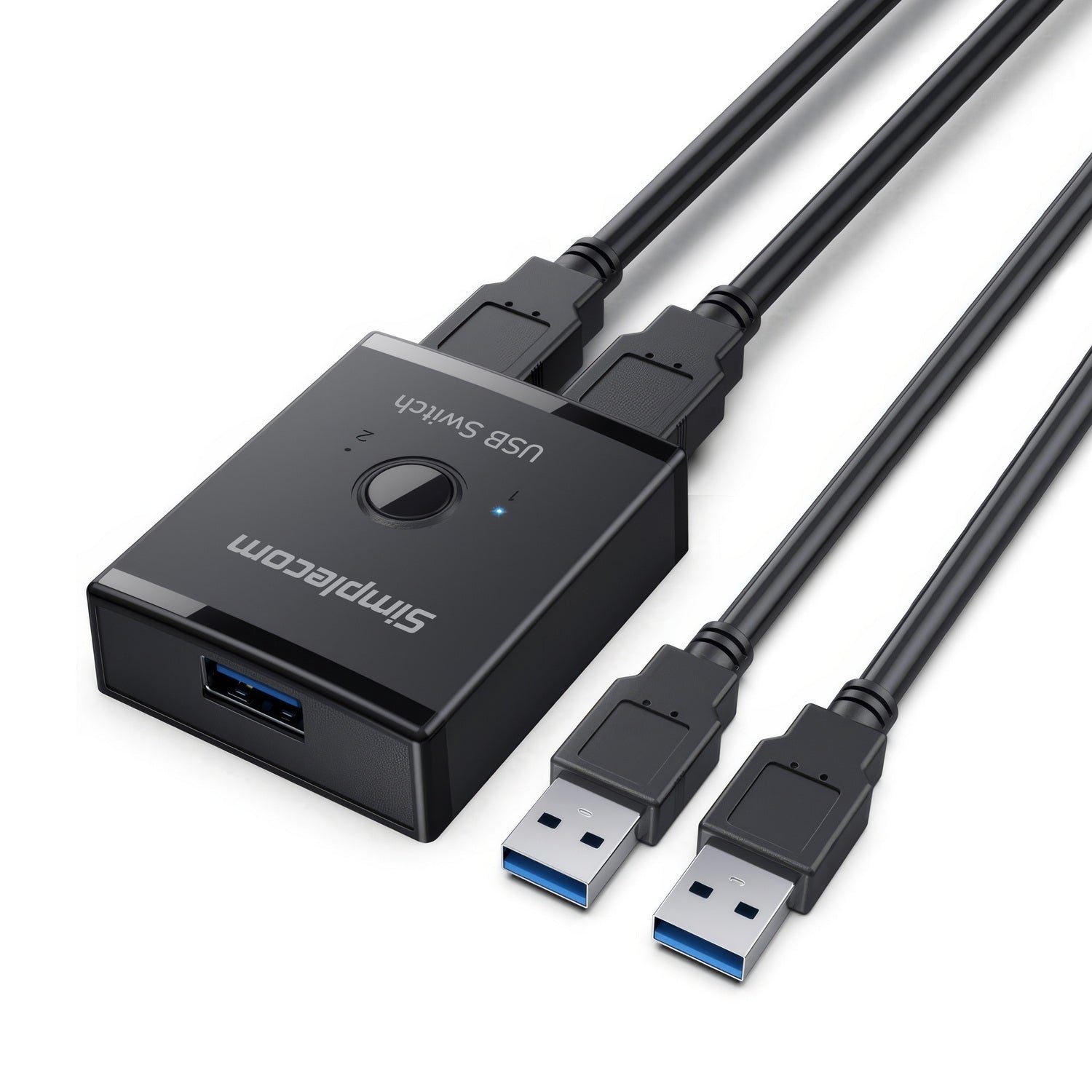 Simplecom KM125 Bi-Directional 2-Way USB 3.0 Switch 1 In 2 Out (2 In 1 Out) 5Gbps - SuperSaverAU - view 3