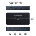 Simplecom KM320 2-Way SuperSpeed USB Switch 4-Port Hub with USB-C USB 3.0 5Gbps - SuperSaverAU - view 4