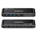 Simplecom Dual HDMI KVM Switch for 2 Computers, 4-Port USB Hub, 4K@60Hz - SuperSaverAU - view 3