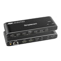 Simplecom KM590 2-Port USB-C Dual 4K HDMI Monitor KVM Switch and Docking Station with Network Sharing - SuperSaverAU - view 1
