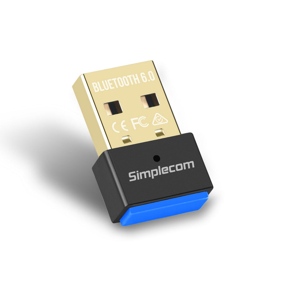 Simplecom USB Bluetooth 6.0 Adapter Dongle - Connect 5 Devices, 20m Range - SuperSaverAU - view 1