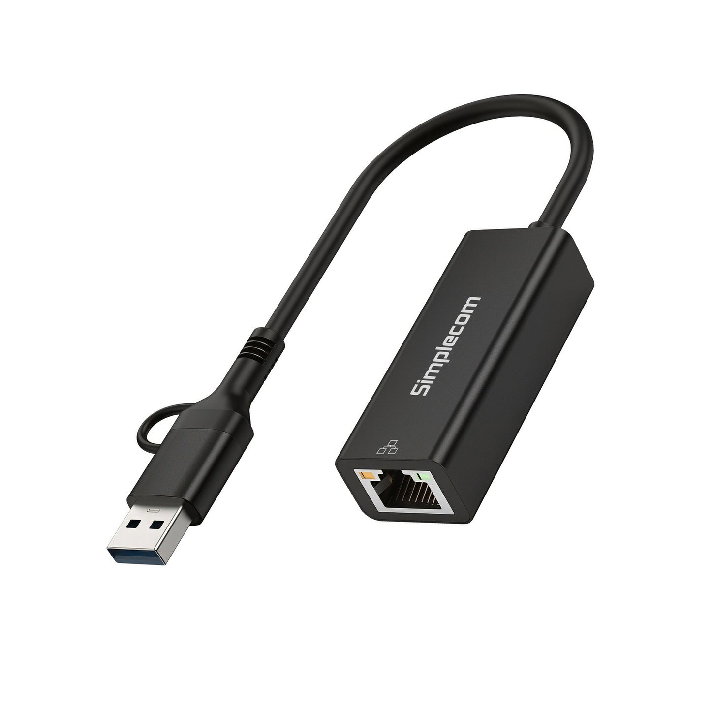 Simplecom NU315C SuperSpeed USB-C and USB-A to Gigabit Ethernet Adapter
