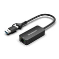 Simplecom NU405C SuperSpeed USB-C and USB-A to 2.5G Ethernet Network Adapter 2.5Gbps LAN - SuperSaverAU - view 1