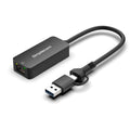 Simplecom NU405C SuperSpeed USB-C and USB-A to 2.5G Ethernet Network Adapter 2.5Gbps LAN - SuperSaverAU - view 3