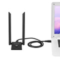 Simplecom NW628v2 AX1800 Dual Band WiFi 6 USB Adapter with 2x 5dBi High Gain Antennas - SuperSaverAU - view 5