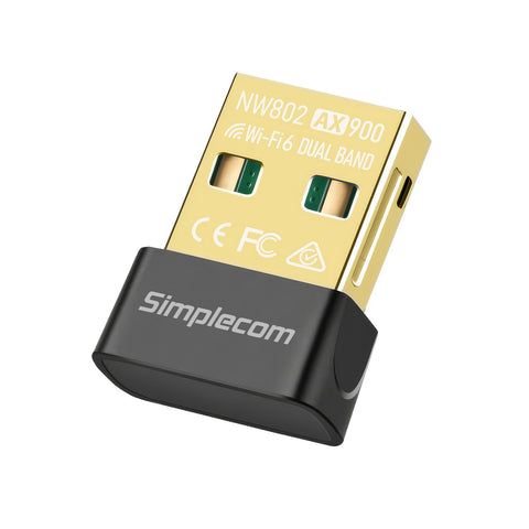 Simplecom NW802 AX900 Dual Band Wi-Fi 6 USB Wireless Nano Adapter - SuperSaverAU - view 2