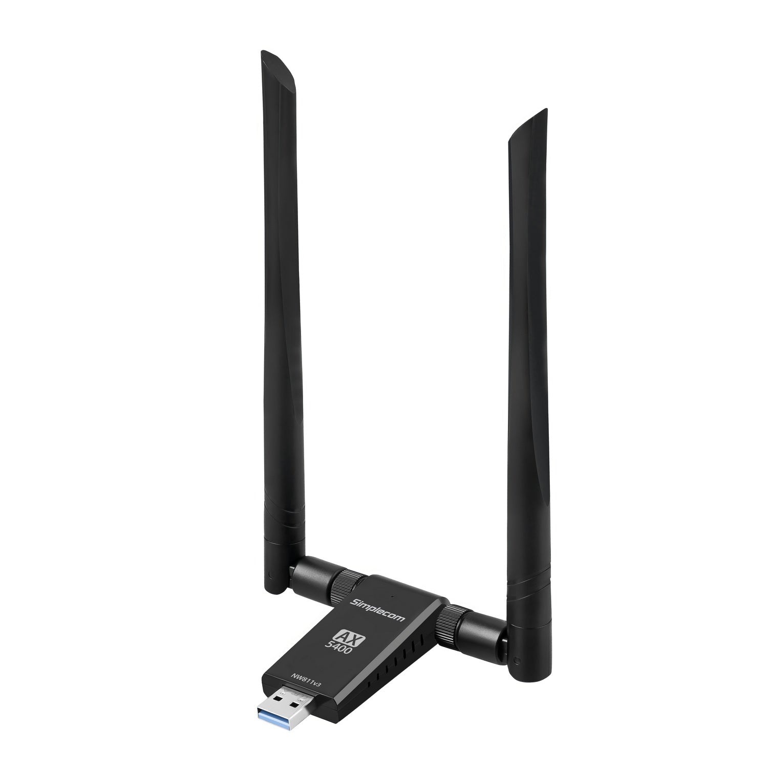 Simplecom NW811v3 AX5400 Tri-Band WiFi 6E USB Adapter with 2x 5dBi High Gain Antennas - SuperSaverAU - view 4