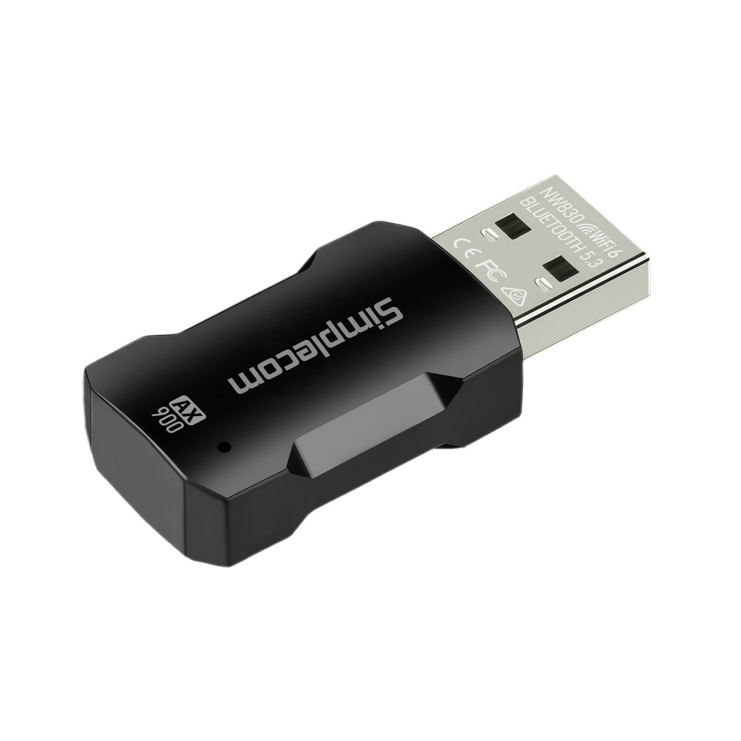 Simplecom NW830 Wi-Fi 6 and Bluetooth 5.3 Combo USB Adapter Dual Band AX900