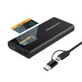 Simplecom SE530 NVMe / SATA M.2 SSD to USB-C Enclosure with SMART LED Screen USB 3.2 Gen 2 10Gbps - SuperSaverAU - view 1