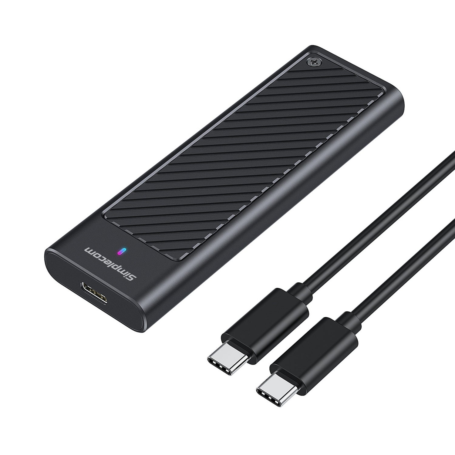 Simplecom SE538 M.2 SSD to USB 3.2 Gen 2x2 USB-C Enclosure 20Gbps NVMe SATA Dual Protocol - SuperSaverAU - view 1