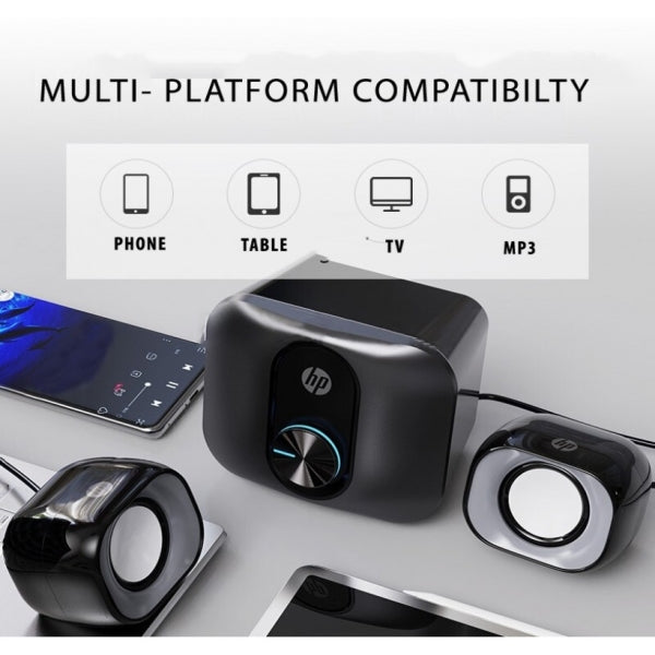 HP DHS-2111S Stereo 2.1 Multimedia Speaker - SuperSaverAU - view 5