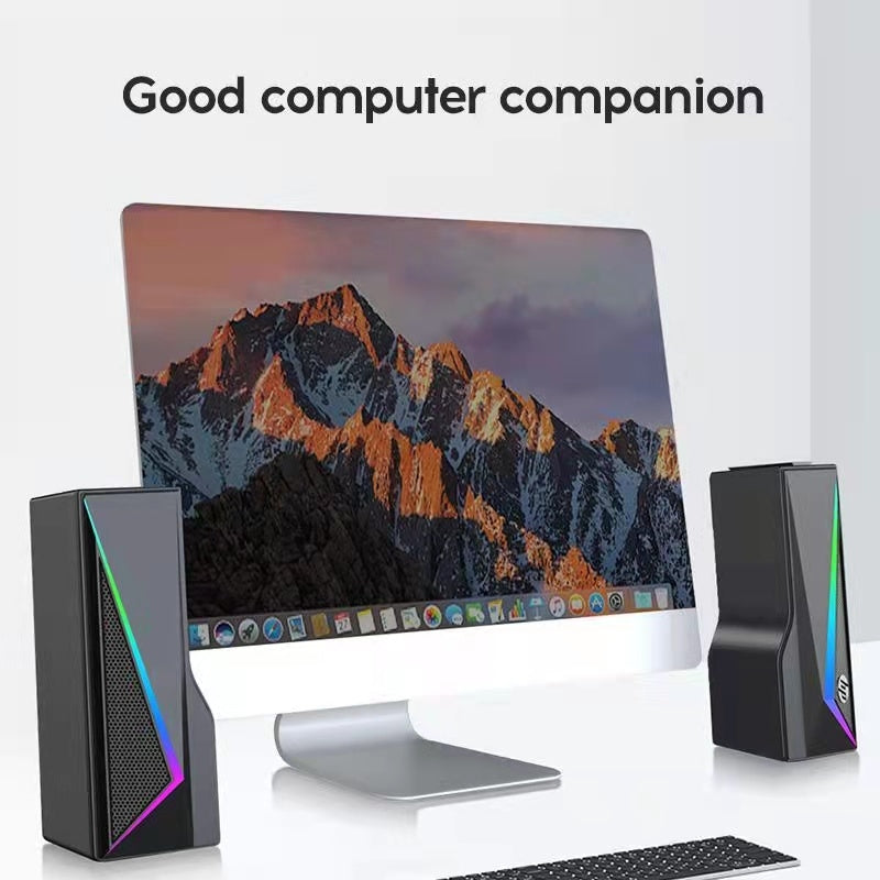 HP DHE-6005 Wired RGB Gaming Soundbar Speaker