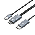 Simplecom TH201 HDMI to DisplayPort Active Converter Cable 4K@60hz USB Powered 2M - SuperSaverAU - view 1