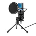 Simplecom UM650 USB Cardioid Condenser Microphone with RGB Tripod Pop Filter