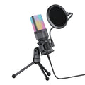 Simplecom UM650 USB Cardioid Condenser Microphone with RGB Tripod Pop Filter