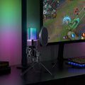 Simplecom UM650 USB Cardioid Condenser Microphone with RGB Tripod Pop Filter
