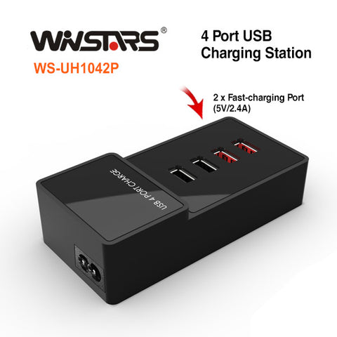 Winstars USB 4-Port Charging Station (WS-UH1042P) - SuperSaverAU - view 1