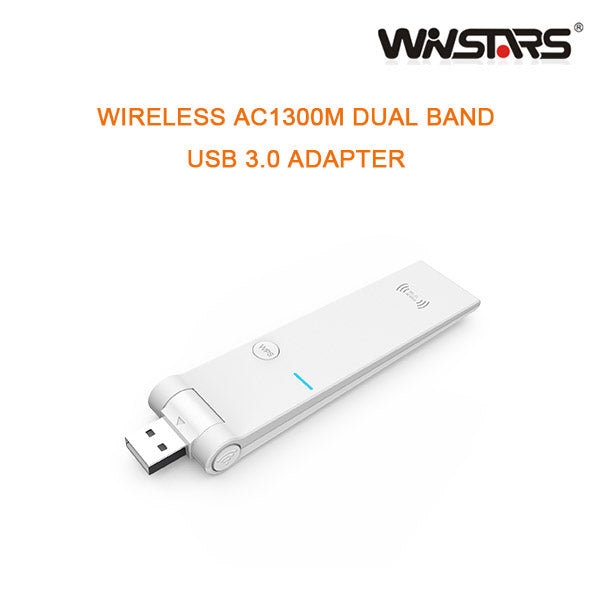 WINSTAR WIRELESS AC1300M DUAL BAND USB 3.0 ADAPTER - SuperSaverAU - view 1