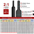 V324 10mm 2:1 Heat Shrink Tubing 2m, Eco-Friendly, Flame Retardant, 600V - SuperSaverAU - view 2