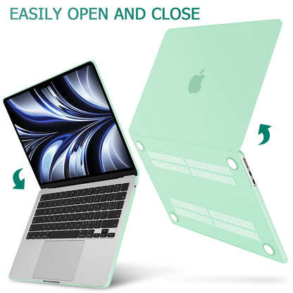 15 inch Air 2023 MacBook Air Matte Case  A2941 M2 Chip Hard Shell Case Keyboard Cover Green