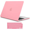15 inch Air 2023 MacBook Air Matte Case  A2941 M2 Chip Hard Shell Case Keyboard Cover Pink - SuperSaverAU - view 1
