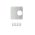 Premium 1 Pack Cabinet Hinge Repair Plate Bracket with Screws