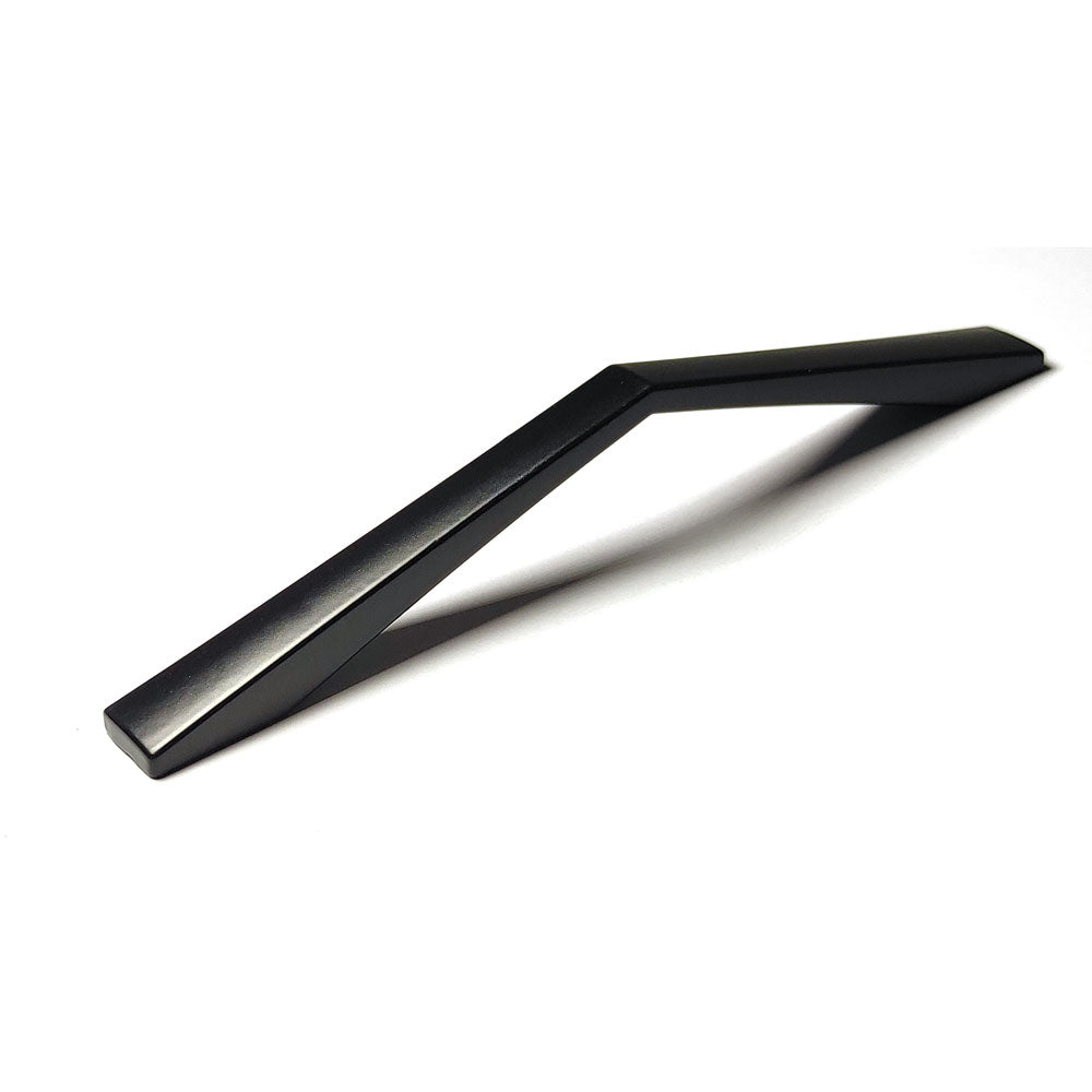 128MM Black Zinc Alloy Cabinet Handles - Modern Design, 2 Screws Included - SuperSaverAU - view 1