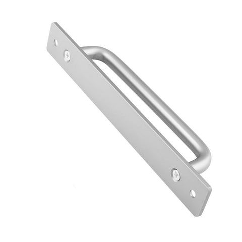 Barn Door Handle 212mm Black Matte Alloy, Rustproof, Easy Installation - SuperSaverAU - view 2