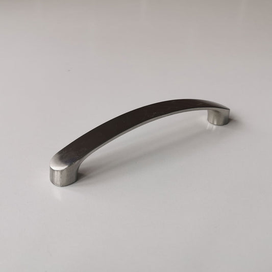 Brushed Nickel Cabinet Handles 128MM, Aluminum Alloy, Easy Install, 2 Screws