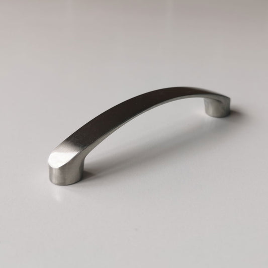 Brushed Nickel Cabinet Handles 96MM, Aluminum Alloy, Easy Installation, 2 Screws