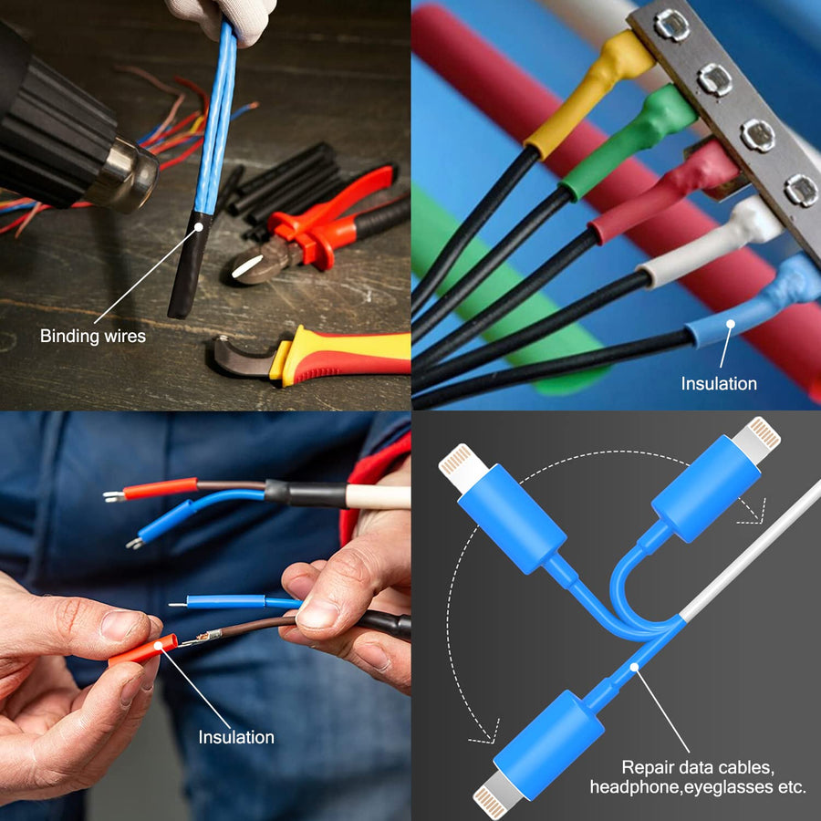 V324 25mm 2:1 Heat Shrink Tubing 2m, Eco-Friendly, Flame Retardant, -55-125°C - SuperSaverAU - view 1