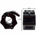 Premium Black 25mm Dumbbell and Barbell Clamps 2 Pack