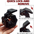 Premium Black 25mm Dumbbell and Barbell Clamps 2 Pack
