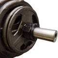 Premium Olympic Quick Release Barbell Clamps with Rubber Grip - Black, 50mm Pair